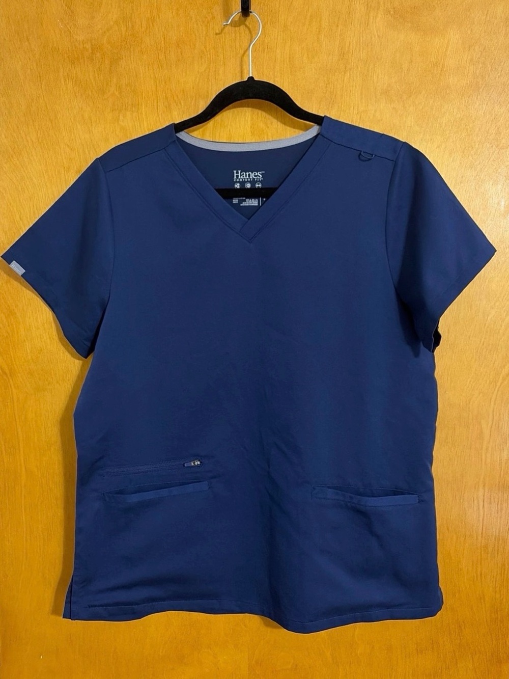 Hanes Women’s Navy Comfort Fit Scrub Set